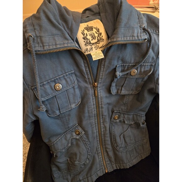 BB Dakota Cargo Jacket Lake Blue Jack ASO Bella Swan Twilight sz M. RARE. Y2K - Picture 2 of 14